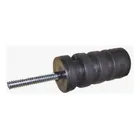 Aislador de paso para cerco con tuerca – 50 unidades color negro